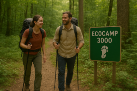 تجربه سفر بدون ردپای کربن در اکوکمپ 3000