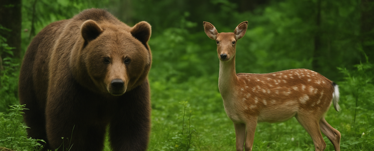 سفر به قلب وحش: طبیعت‌گردی به شمال ایران برای دیدن خرس قهوه‌ای و شوکا