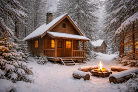 خاطره یک روز برفی در اکوکمپ 3000؛ وقتی سکوت سپید، روح را تازه می‌کند