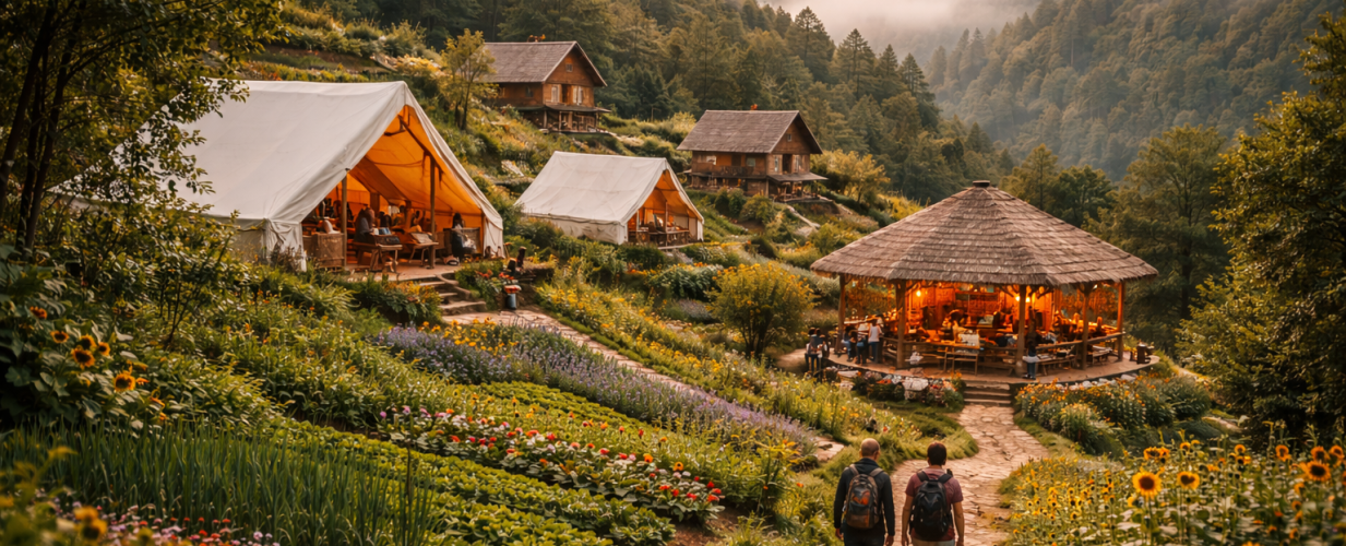 اکوکمپ‌ها و توسعه گردشگری روستایی؛ پیوندی پایدار میان طبیعت، اقتصاد و فرهنگ محلی